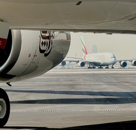 Airbus A350 und A380 von Emirates: Die Golfairline darf in Deutschland ausbauen.