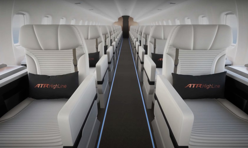 ATR wird dank neuem Interieur zum Luxusflieger