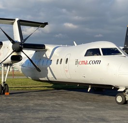 Dash 8-100 von Central Mountain Air: Die Fluglinie expandiert in Kandas Osten.