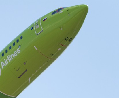Boeing 737-800 von S7 Airlines: Die Fluglinie nutzt neuerdings den nordkoreanischen Luftraum.