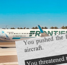 Flugzeug von Frontier, Strafbefehl: Rückgang der schlimmen Fälle von Fehlverhalten an Bord.