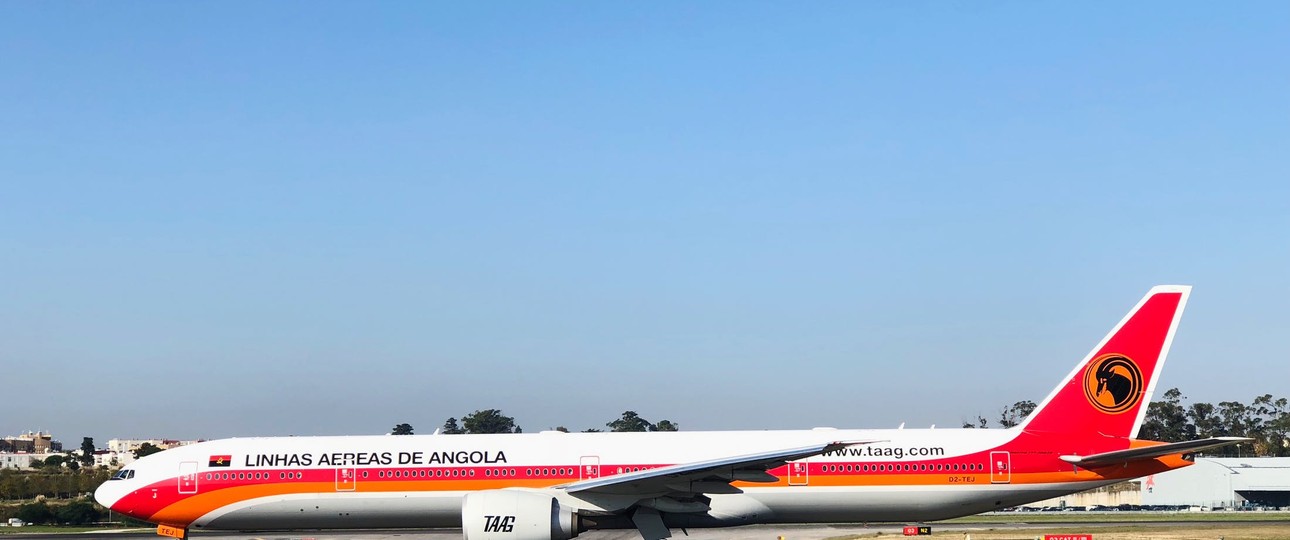 Boeing 777 of TAAG Angola Airlines: The current look.