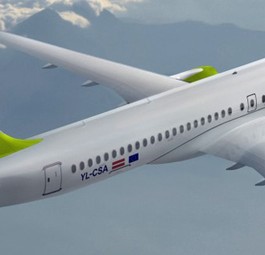 C-Series CS300 von Air Baltic: Die Airline bekommt insgesamt 20 Stück des kanadischen Fliegers.