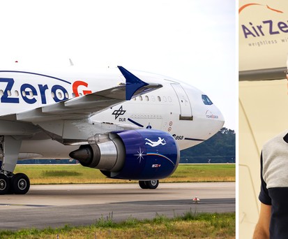 Thierry Gharib: «Airbus ist einmal Parabeln mit einem A380 geflogen, um zu zeigen, dass es möglich ist. Das war Fabelhaft.»