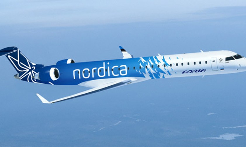 Flugzeuge im Nordica-Design: Libelle als Merkmal.