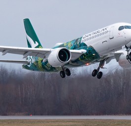 Der erste Airbus A220-300 von Qantas hebt in Montreal-Mirabel zum Erstflug ab: Der Jet ...