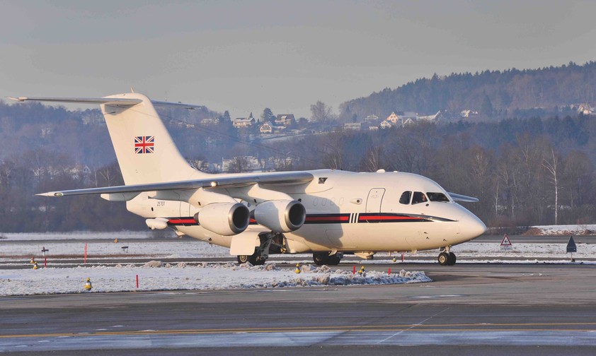 BAE 146 des Königshauses: Wird ausgeflottet.