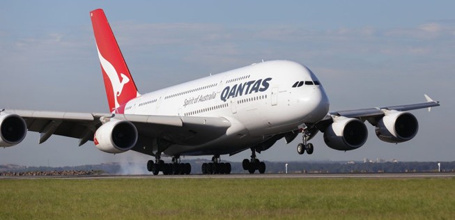 7. Platz: Qantas fliegt mit einem Airbus A380 von Dallas nach Sydney. Distanz: 13.804 Kilometer, Dauer: bis zu 17:05 Stunden.