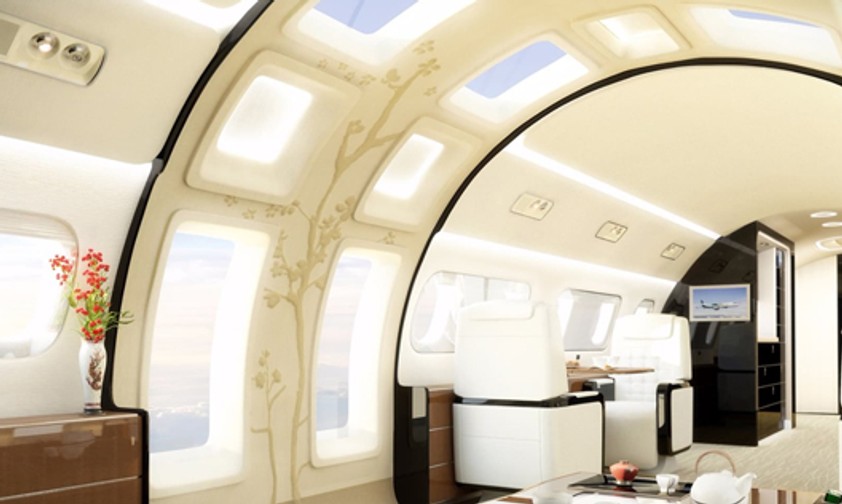 Eine bessere Aussicht gibt es auch im Cockpit nicht: Die Fenster im Kyoto-Airship-Design sind so groß wie Flugzeugtüren.