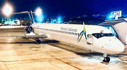 McDonnell Douglas MD-83 von World Atlantic: Die Airline hat Schulden.