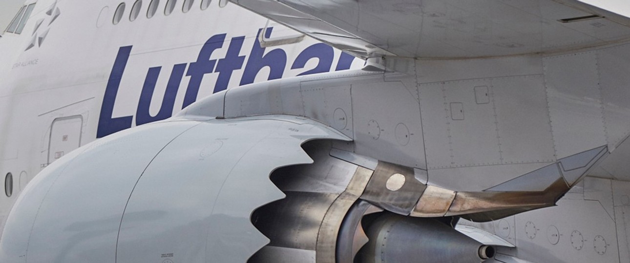 Boeing 747-8 von Lufthansa: D-ABYL war am 7. Juli kurz in Hamburg zu Gast.