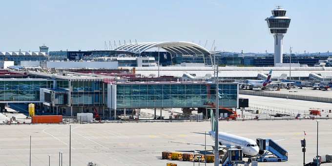 ... der Airport München (minus 6 Prozentpunkte).