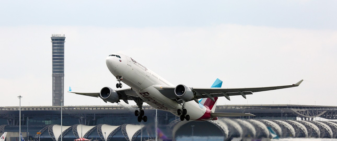Airbus A330 von Eurowings: Umzug in München.