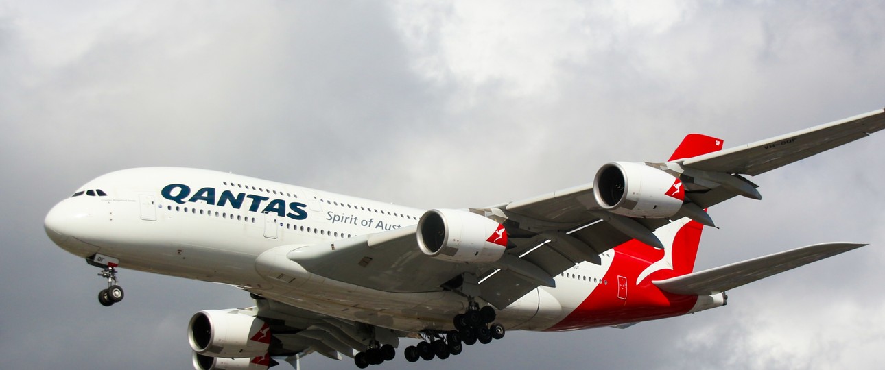 Airbus A380 von Qantas: Mehrheitlich am Boden.