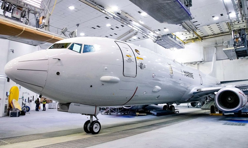 Boeing P8-A für die Bundeswehr: Das erste Flugzeug hat Anfang des Jahres die Lackierung erhalten.