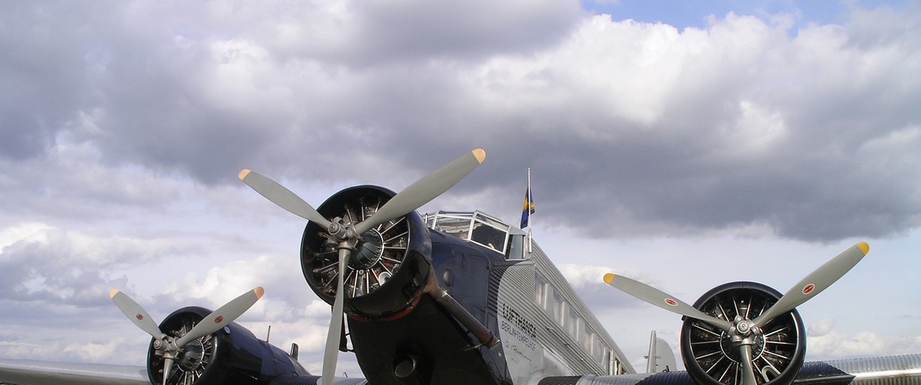 Ju-52 der Deutsche Lufthansa Berlin-Stiftung: Überprüfung im Winter.