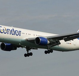 D-ABUB von Condor: Brachte die Passagiere schließlich ans Ziel – fast, zumindest.