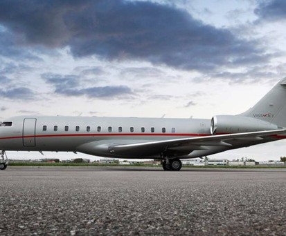 Platz 3: Bombardier Global (alle Muster): 75 Stück.