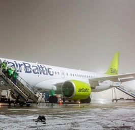 C-Series CS300 vonAir Baltic. Bombardier braucht noch viele weitere Besteller.