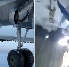 Antonov An-26 verliert im Flug Gepäck