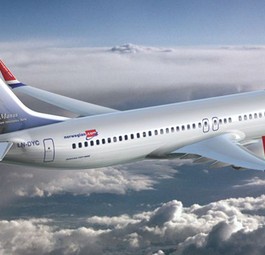 Boeing 737 von Norwegian: Bald in die USA unterwegs.