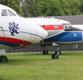 Flugzeugmuseum in Kbley: Russische Flugzeuge sind sehr stark vertreten.
