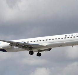 Eine MD-83 von World Atlantic Airlines: Solch ein Jet kam zuerst zum Einsatz.