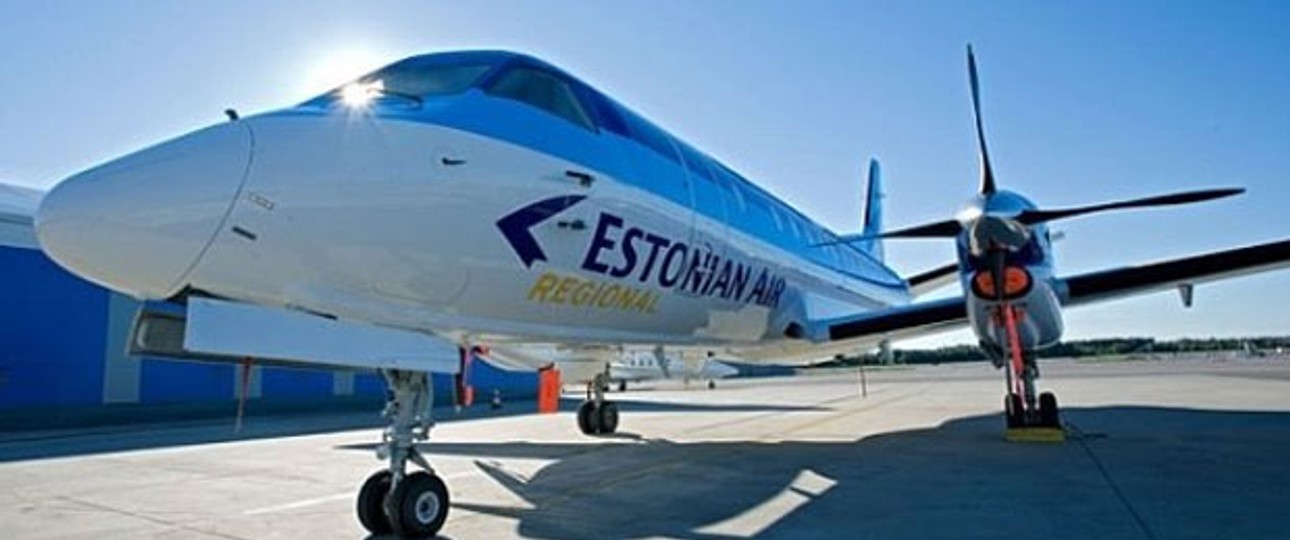 Flieger von Estonian: Die Flotte halbiert sich.