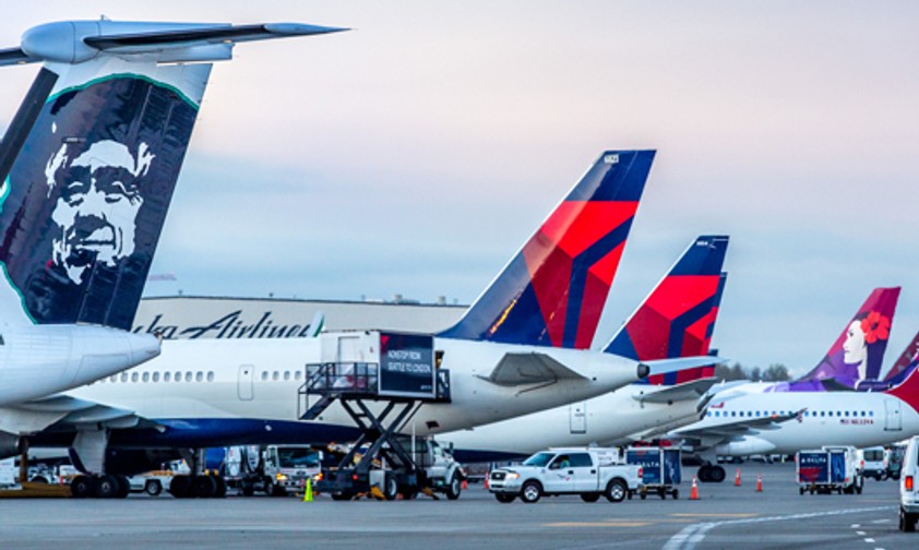 Flieger von Delta Air Lines: Neue Flugzeuge verbrauchen weniger Kerosin.