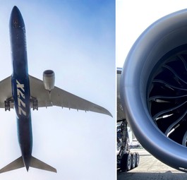 Boeing 777X und das riesige Triebwerk GE9X: Bald wieder in der Luft?