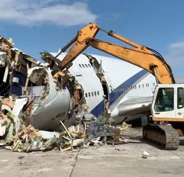 Das war einmal eine Boeing 747 von El Al