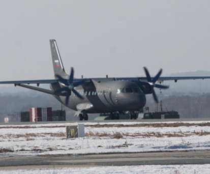 An-140 der russischen Marine: Ein solcher Flieger gehört jetzt der Ukraine.