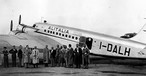 Am 5. Mai 1947 startete der erste Alitalia-Flug: Mit einer Fiat G-12 E ging es von Turin über Rom nach Catania auf Sizilien.