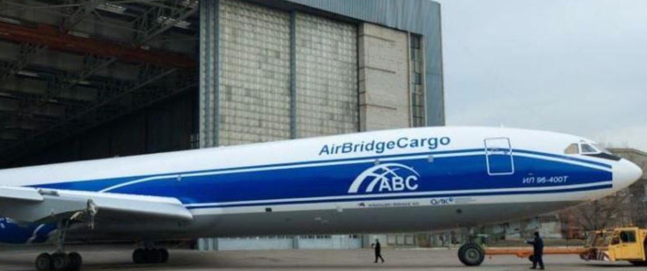 Erste Il-96 für Air Bridge Cargo: Hier noch ohne Triebwerke.