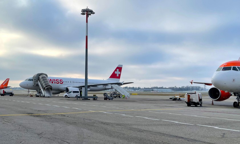 Flugzeuge von Swiss und Easyjet in Genf: Das Gewicht verschiebt sich gerade wieder zugunsten der orangefarbenen Airline.