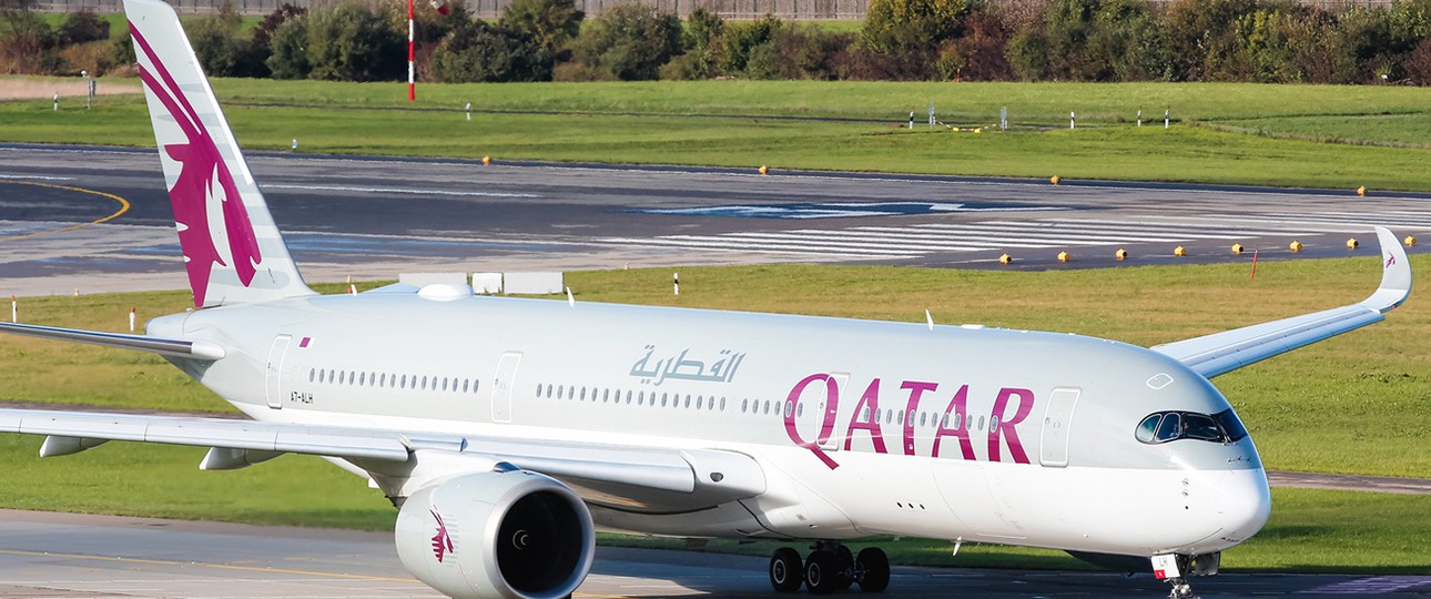 Airbus A350 von Qatar Airways: Bald öfter in Deutschland zu sehen.