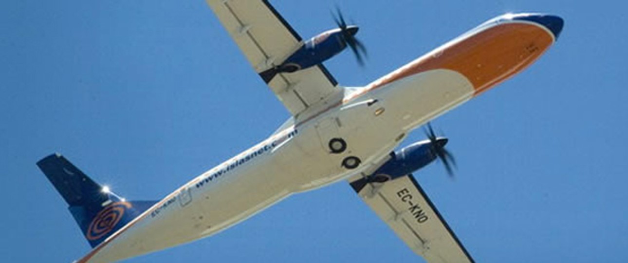 ATR72 von Islas Airways: Flotte bleibt am Boden.