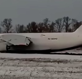 Antonov An-124 hatte wenig Zeit für Landung