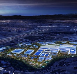 Ciudad Iberia: So stellt sich Iberia ihren neuen Technologiepark vor.