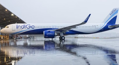 Erster Airbus A321 XLR von Indigo: Das Flugzeug unterscheidet sich vom Rest der Flotte.