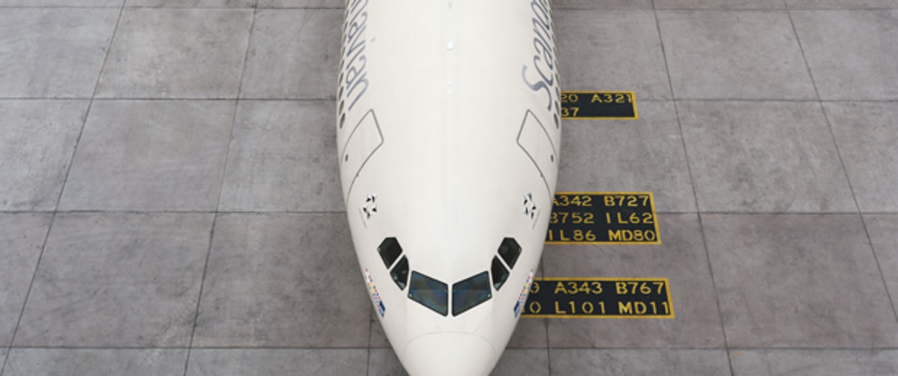 Airbus A330 von SAS: Missliche Lage.