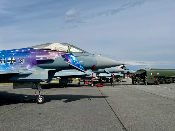 Jets der deutschen Luftwaffe.