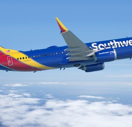 Boeing 737 Max 8 von Southwest Airlines: Zwei hiekle Zwischenfälle.