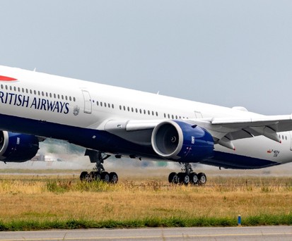 Ein Airbus A350-1000 von British Airways: Ein Jet dieses Typs erlitt einen Tailstrike.