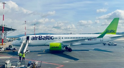 Airbus A220 von Air Baltic: Die Airline betreibt eine junge Einheitsflotte.