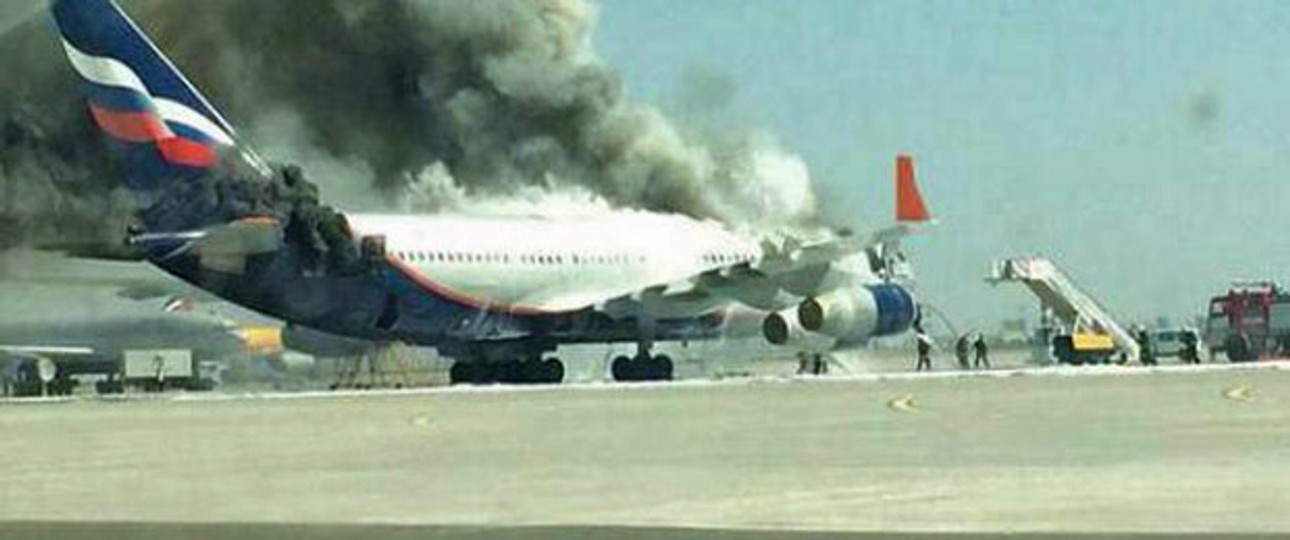 Die Iljuschin Il-96: Brand aus ungeklärten Gründen.