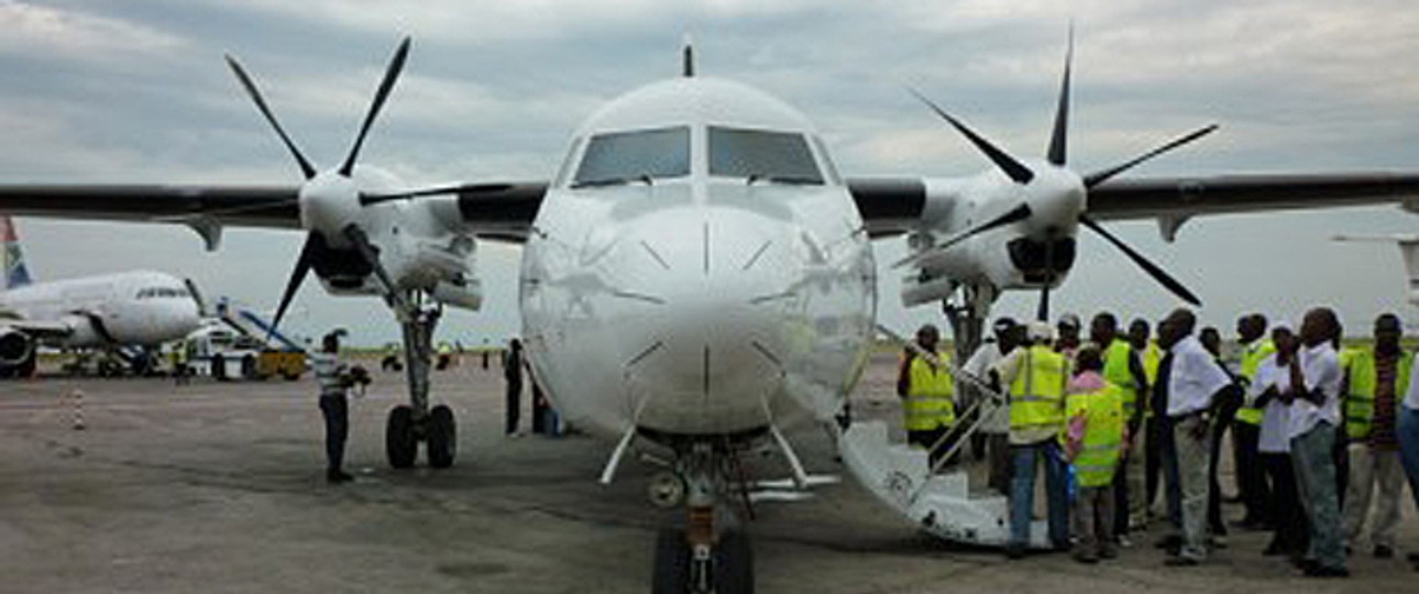Fokker 50 von CAA: Kaum Überlebende.