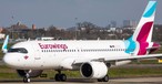 Der erste A320 Neo von Eurowings mit neuen, nicht ausfahrbaren Landelichtern.
