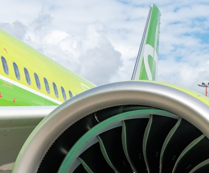 Airbus A321 Neo von S7 Airlines: Die Wartung der Triebwerke ist ein Problem.