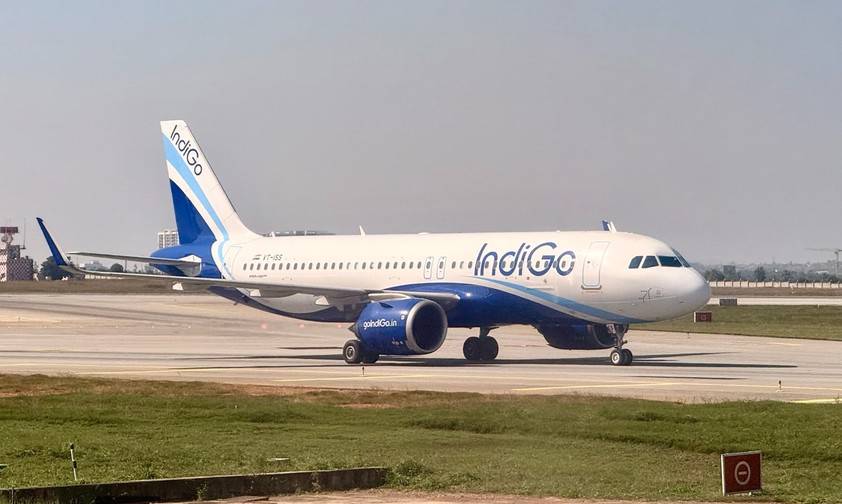 Airbus A320 von Indigo: Der Flugplan der Airline ist fast komplett zusammengebrochen.